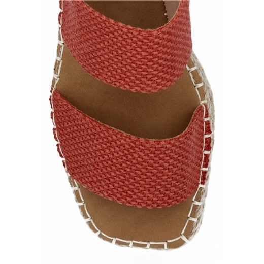 Modne sandały damskie espadryle Modena Pomarańczowe (kolory) 39 PaniTorbalska