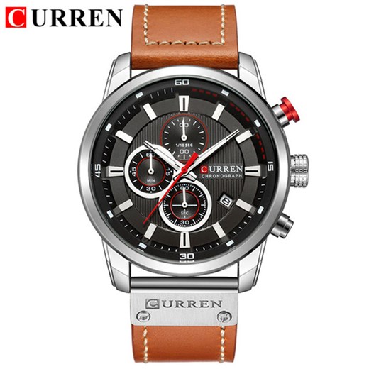 Zegarek CURREN - Srebrny/Brązowy IZMAEL.eu