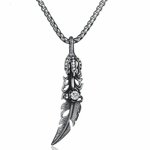 Naszyjnik Feather - Srebrny IZMAEL.eu