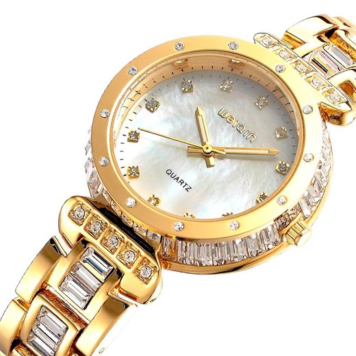 Zegarek Weiqin Crystal - Złoty IZMAEL.eu