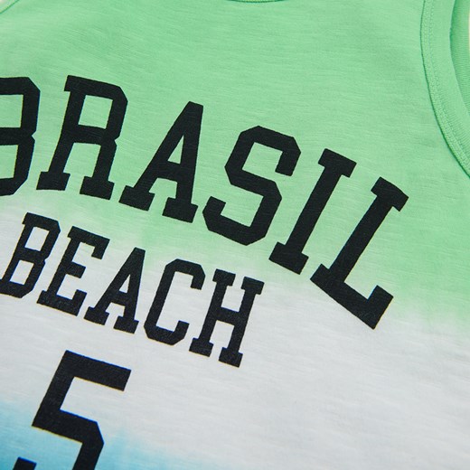 Cool Club, T-shirt chłopięcy bez rękawów, mix, Brasil Beach 5 Cool Club 134 smyk