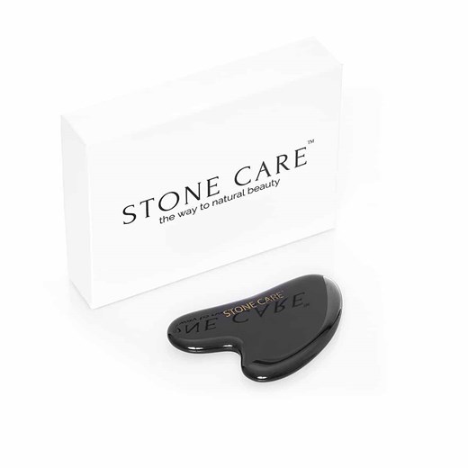 Kamień płytka gua sha z Obsydianu - STONE CARE™ Korean Store