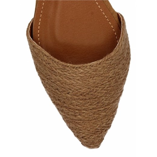 Modne sandały damskie w szpic firmy Bellucci Camelowe (kolory) 39 PaniTorbalska