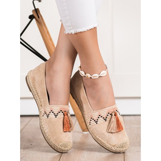 Espadryle damskie CzasNaButy tkaninowe 