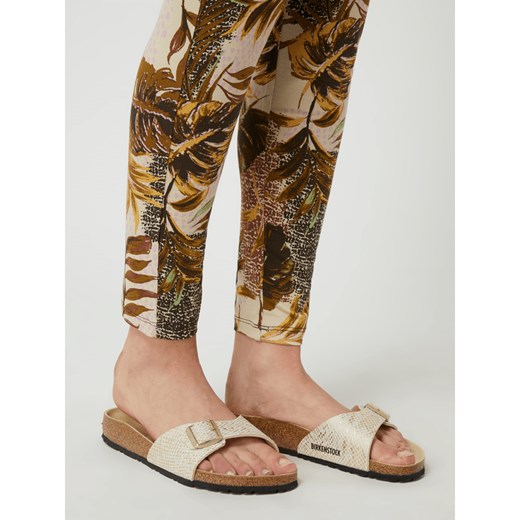 Klapki damskie BIRKENSTOCK skórzane w zwierzęce wzory płaskie casualowe