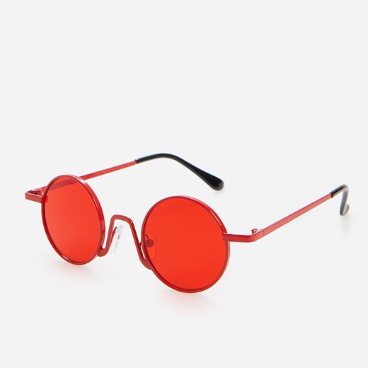 Reserved - Czerwone okulary - Czerwony Reserved ONE SIZE promocyjna cena Reserved