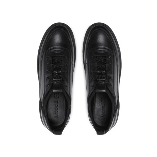 Buty sportowe męskie Lasocki sznurowane czarne casual 