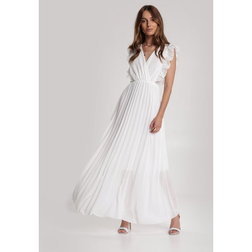Biała Sukienka Aeleothusa Renee M/L Renee odzież