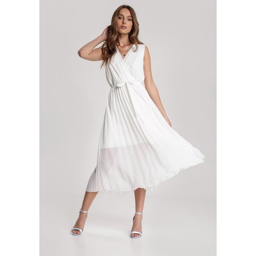 Biała Sukienka Echonohre Renee S/M promocyjna cena Renee odzież