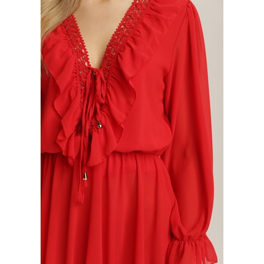 Czerwona Sukienka Brizsha Renee S/M okazja Renee odzież