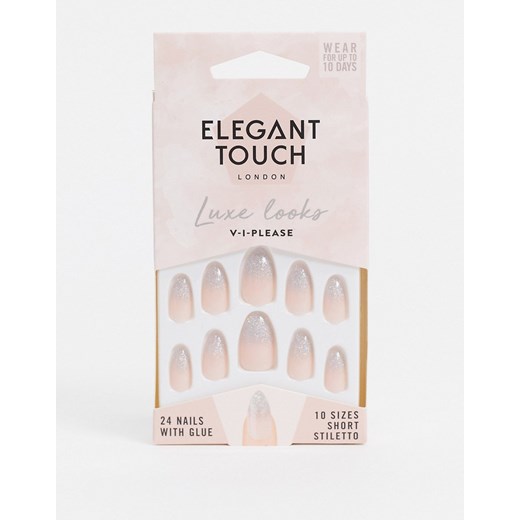 Elegant Touch – Luxe Looks V-I-Please – Sztuczne paznokcie-Fioletowy Elegant Touch No Size Asos Poland