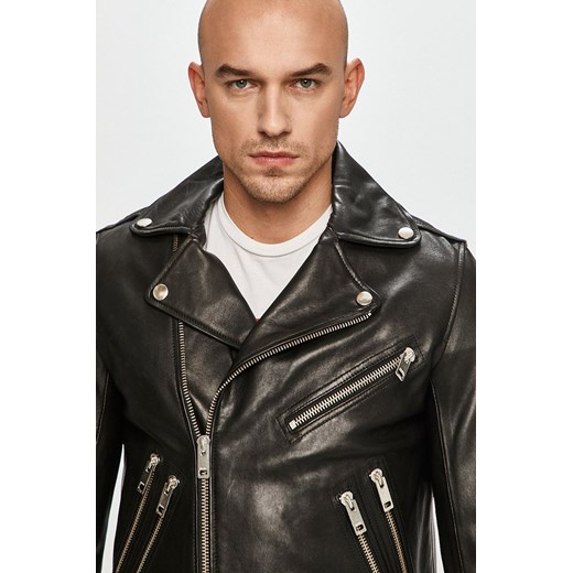 Diesel - Kurtka skórzana Diesel L okazyjna cena ANSWEAR.com