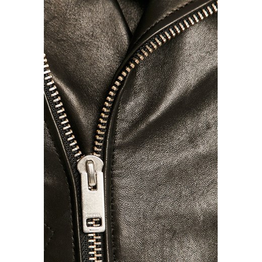 Diesel - Kurtka skórzana Diesel S okazyjna cena ANSWEAR.com