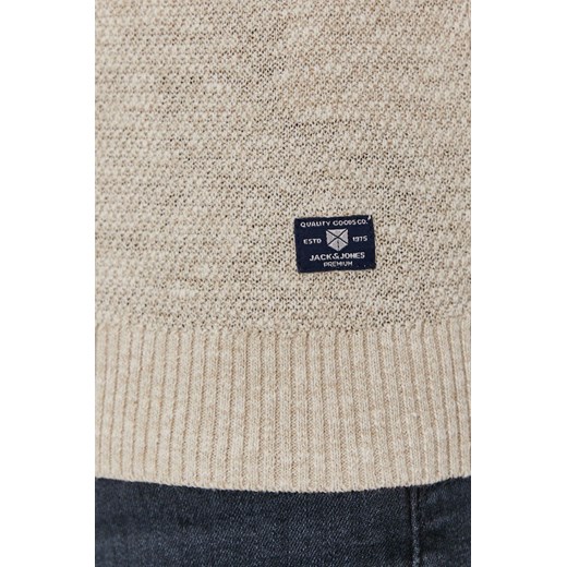 Sweter męski Premium By Jack&jones beżowy 