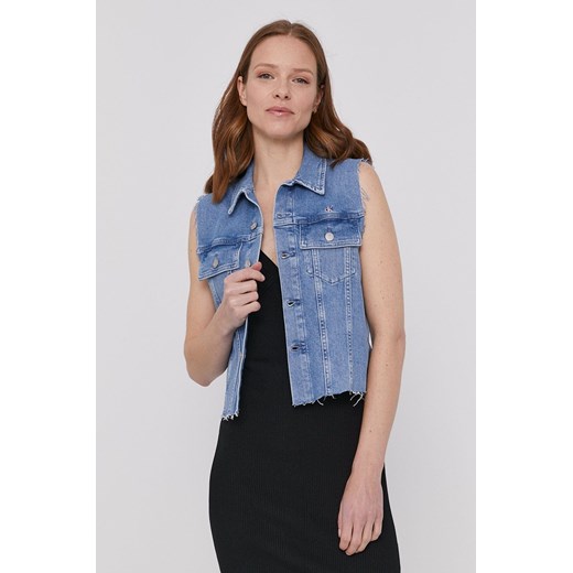 Calvin Klein Jeans - Bezrękawnik jeansowy S ANSWEAR.com
