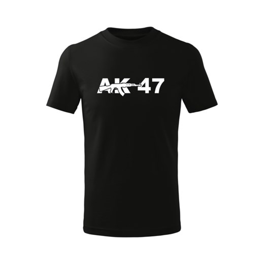 WARAGOD koszulka dziecięca AK47 krótki rękaw , czarna - Rozmiar:4Lata/110cm Waragod 6Lat/122cm WARAGOD.pl