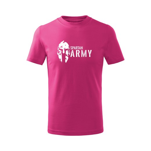 WARAGOD koszulka dziecięca Spartan army krótki rękaw , różowa - Rozmiar:4Lata/110cm Waragod 12Lat/158cm WARAGOD.pl