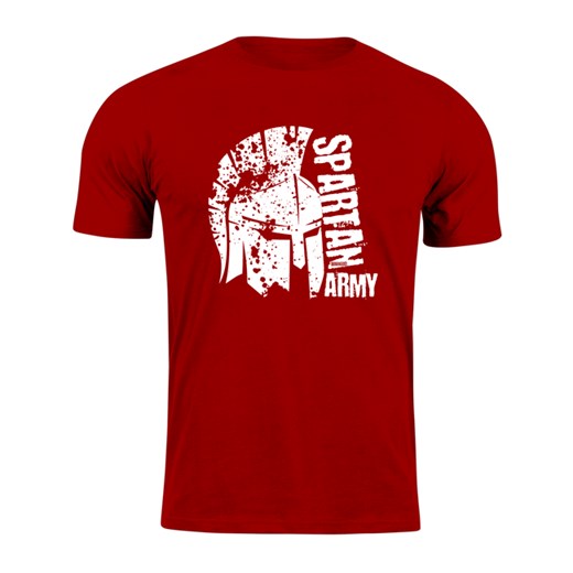 WARAGOD koszulka z krótkim rękawem spartan army León, czerwona 160g/m2 - Rozmiar:XS Waragod XL WARAGOD.pl