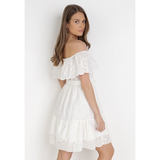 Sukienka Born2be biała mini 