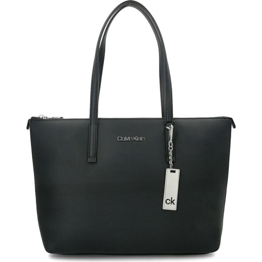 Shopper bag Calvin Klein duża matowa na ramię elegancka 