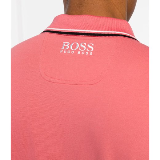 Różowy t-shirt męski BOSS HUGO 