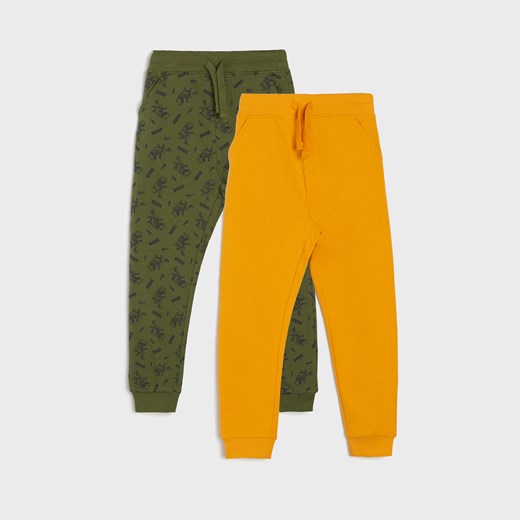 Sinsay - Spodnie dresowe 2 pack - Khaki Sinsay 122 Sinsay