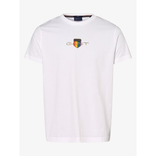 Gant - T-shirt męski, biały Gant XL vangraaf