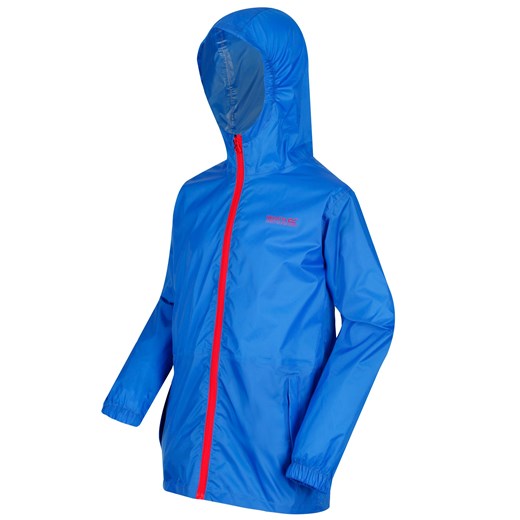 Dziecięca Kurtka Wodoodporna REGATTA Pack It Jacket III Niebieski - 104 cm Regatta 104 cm wyprzedaż Aktywnyturysta.pl