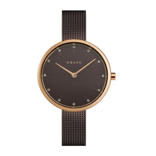 Zegarek OBAKU  V233LXVNMN NOTAT WALNUT Obaku happytime.com.pl promocyjna cena