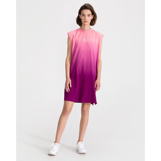 Sukienka Calvin Klein bez rękawów w serek