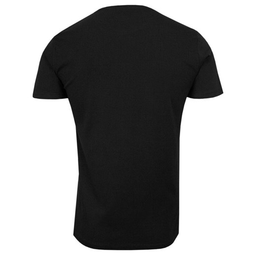 T-Shirt Czarny Bawełniany Męski Bez Nadruku -Brave Soul- Koszulka, Krótki Rękaw, Basic TSBRSSS21GRAILjetblack XL JegoSzafa.pl