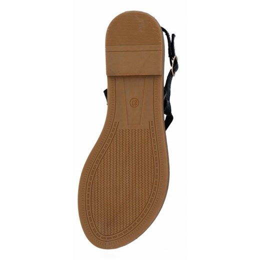 Czarne modne sandały damskie firmy Sergio Todzi (kolory) Sergio Todzi 38 PaniTorbalska