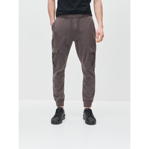 Reserved - Joggery cargo slim fit - Szary Reserved 32 Reserved