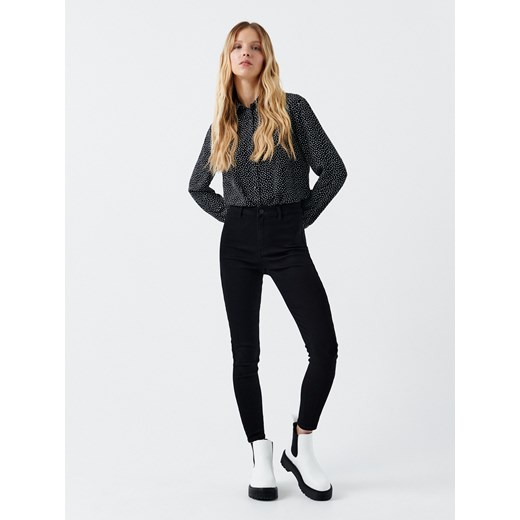 Cropp - Jeansy skinny - Czarny Cropp 32 Cropp