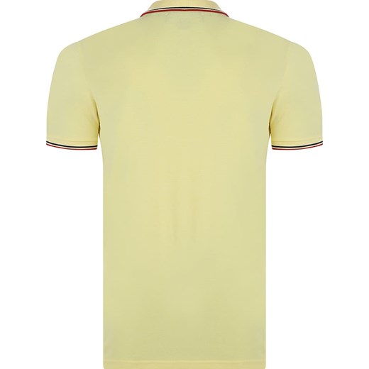 T-shirt męski żółty Giorgio Di Mare z krótkim rękawem 