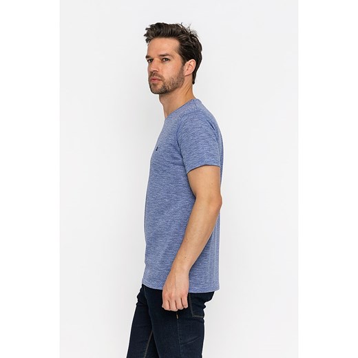 T-shirt męski Giorgio Di Mare z krótkim rękawem niebieski 