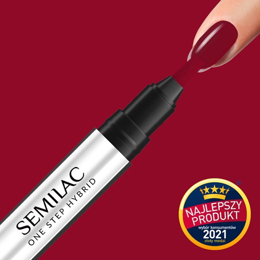 S575 Semilac One Step Hybrid Marker Dark Red 3ml Semilac 3 ml SEMILAC