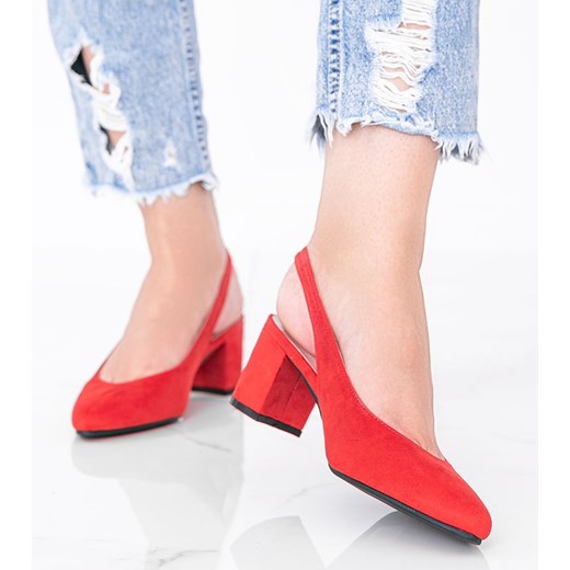 Czółenka bez zapięcia eleganckie 