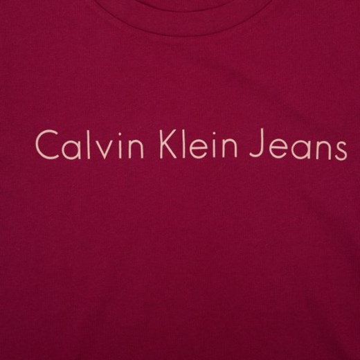 T-Shirt koszulka damska Calvin Klein Jeans Burgund Calvin Klein XS wyprzedaż zantalo.pl