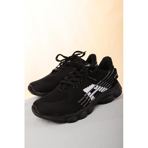 Czarne buty sportowe sznurowane Casu 204/31W Casu Casu.pl promocyjna cena