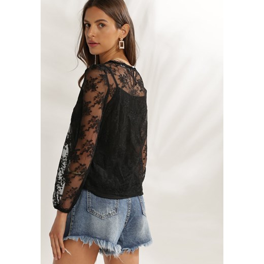 Czarna Bluzka Cordely Renee S/M Renee odzież