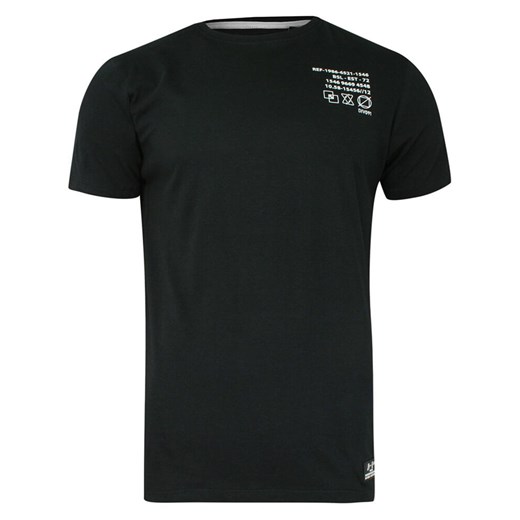 T-Shirt Bawełniany Czarny z Nadrukiem, Męski, Koszulka, Krótki Rękaw -Brave Soul TSBRSSS21DEMETERblack ze sklepu JegoSzafa.pl w kategorii T-shirty męskie - zdjęcie 115788146