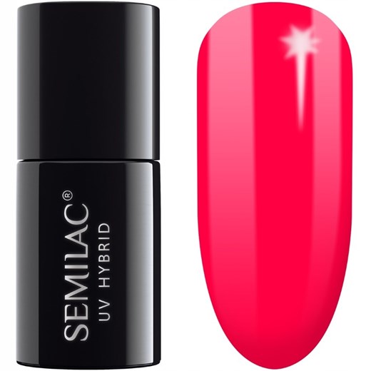 Semilac, lakier, 568 Neon Ruby, 7 ml Semilac smyk