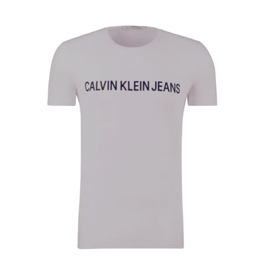 T-SHIRT  MĘSKI CALVIN KLEIN SZARY Calvin Klein XXL okazja dewear.pl