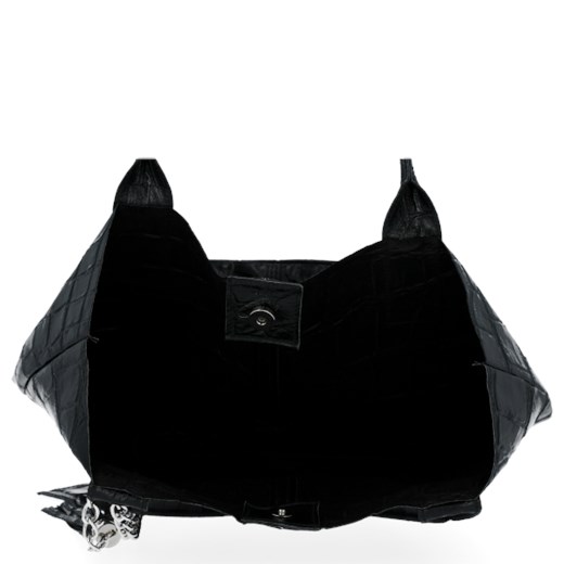 Shopper bag Vittoria Gotti czarna duża 