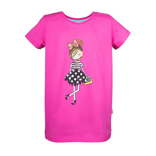 T-shirt dziewczęcy, różowy, lala, Tup Tup Tup Tup 116 smyk
