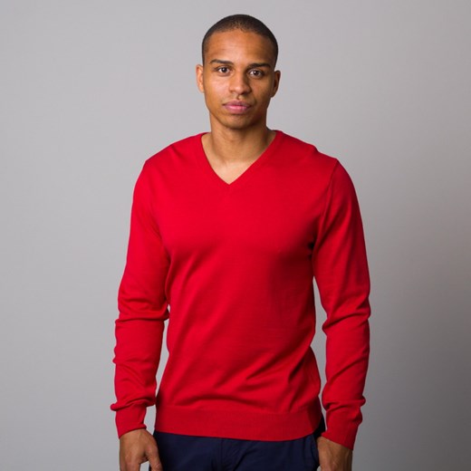 Czerwony sweter Willsoor XL wyprzedaż Willsoor