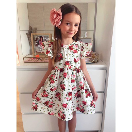Sukienka dla Dziewczynki Lux Lloret 110-116 cm Vanilove
