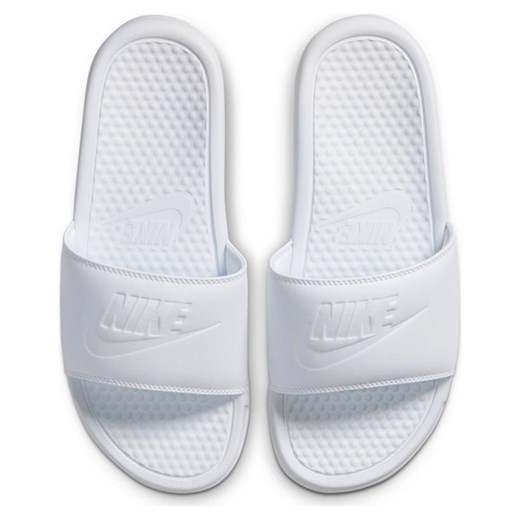 Klapki damskie Nike ze skóry 