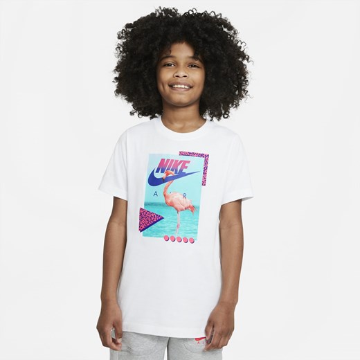 T-shirt chłopięce Nike biały 
